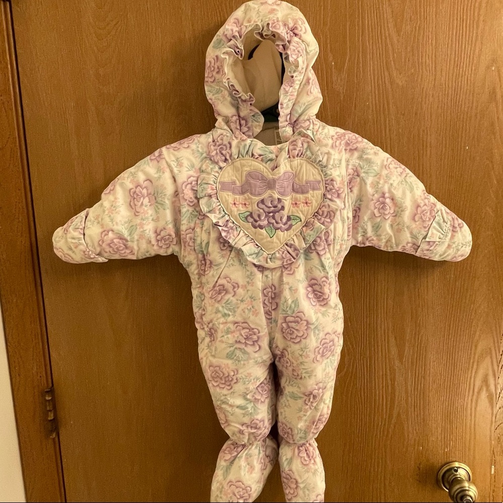 VINTAGE rare baby snowsuit